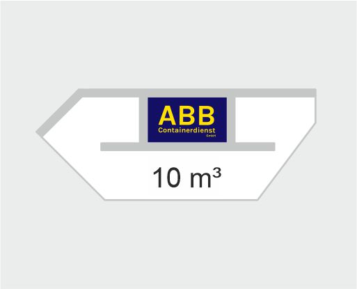 10 mᶾ – (cbm - Kubikmeter) Absetzcontainer
